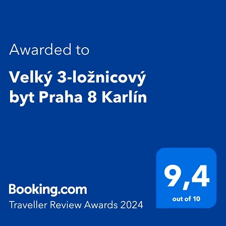 Velky 3-loznicovy Byt 8 Karlin Apartament *
